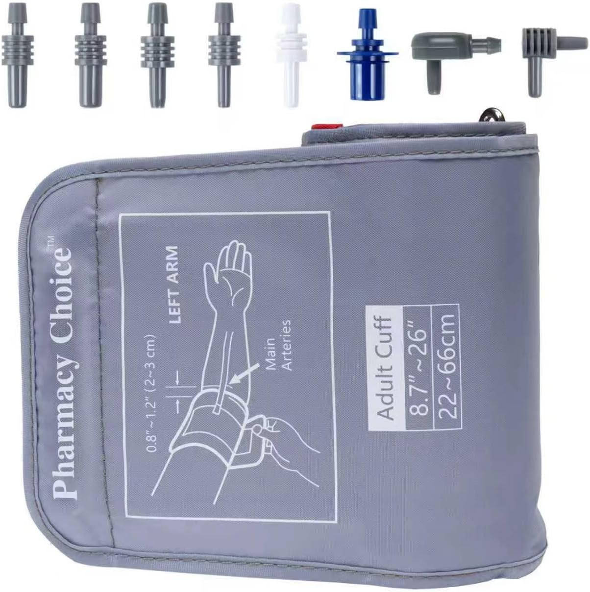 Automatic Blood Pressure Monitor - ARM Blood Pressure Replacement Cuff with 8 Connectors(3XL) - Image 3