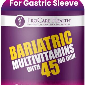 ProCare Health bariatric multivitamin, 45mg iron, once-daily capsule, 90 count