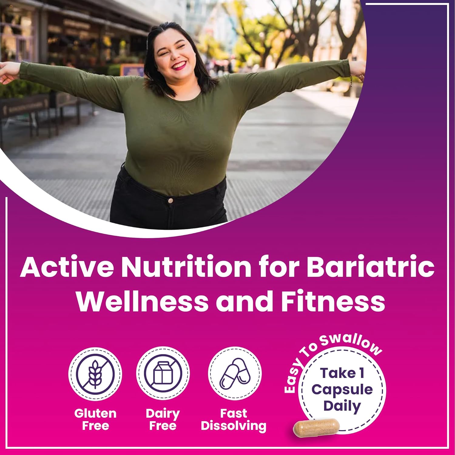 ProCare Health Bariatric Multivitamin 45mg Iron – No Artificial Colors, Gluten-Free - Image 3