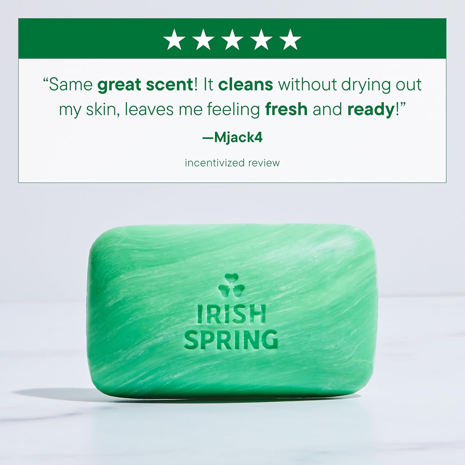 Irish Spring Original Clean bar soap for men, 12-hour fresh scent